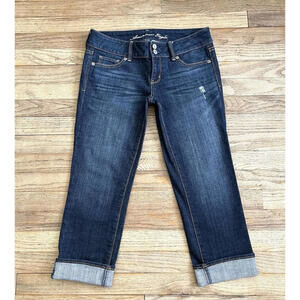 American Eagle Artist Crop Jeans Size 4 LikNw Condition